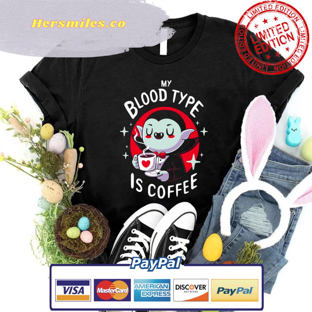 My Blood Type Is Coffee Hotel Transylvania Hotel Transylvania Unisex T-Shirt