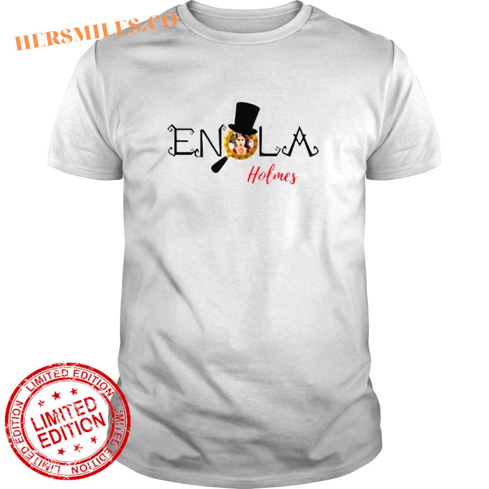 Mystery Crime Enola Holmes Logo Shirt
