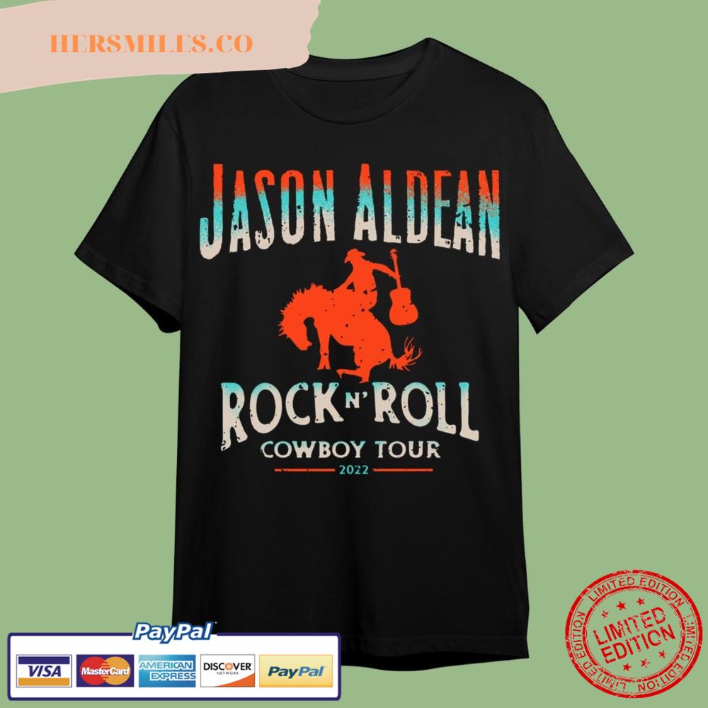New Jason Aldean Back In The Saddle Tour 2022 T-Shirt