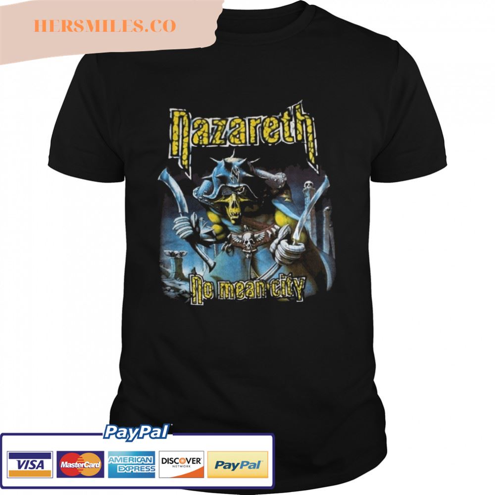 No Mean City Heavy Metal Black Nazareth Band shirt