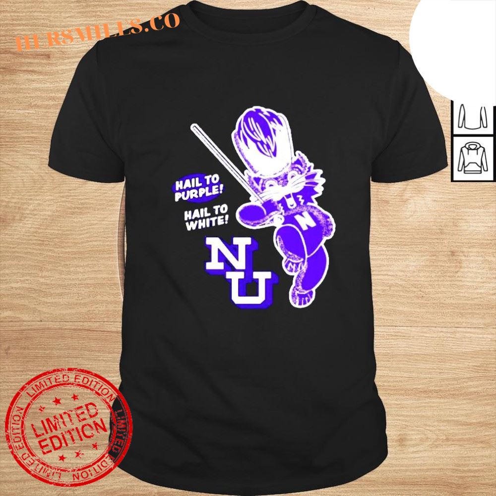 Northwestern Wildcats Hail to Purple Hail to White shirt