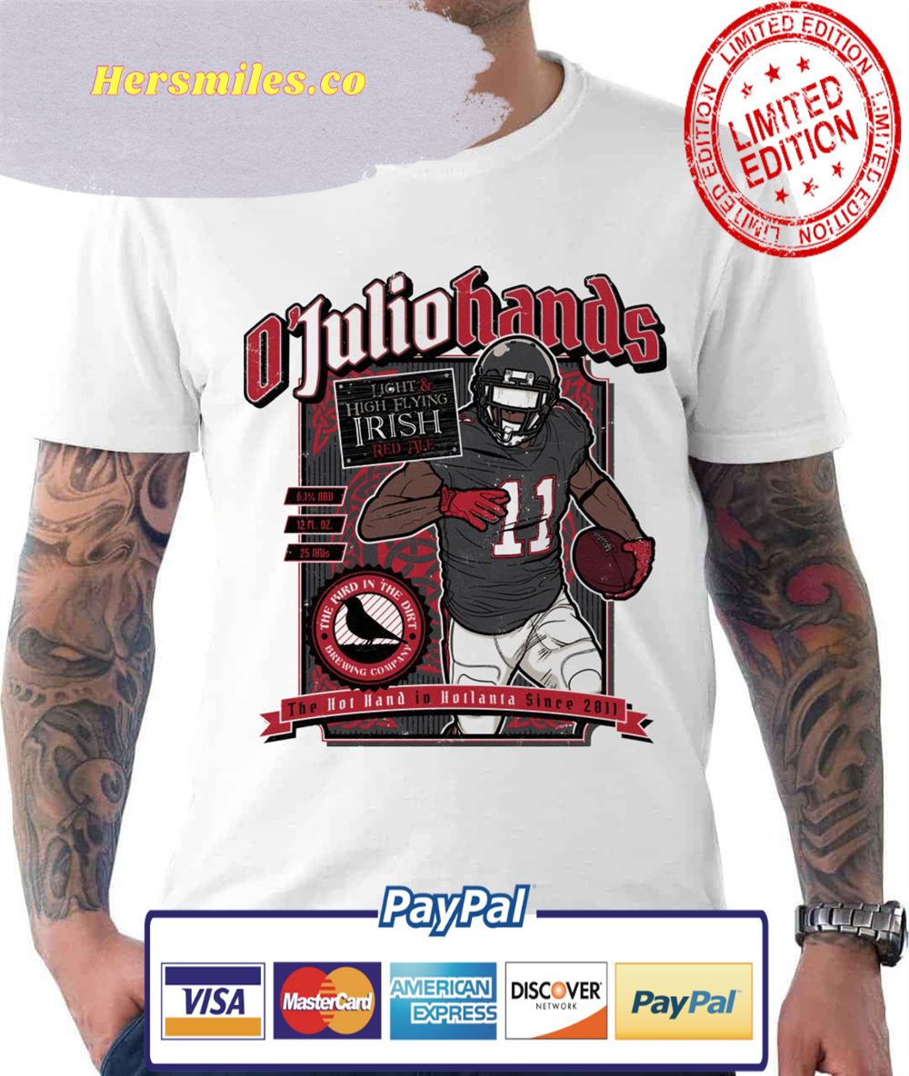 O’juliohands Irish Red Ale Craft Beer Label Design Unisex T-Shirt