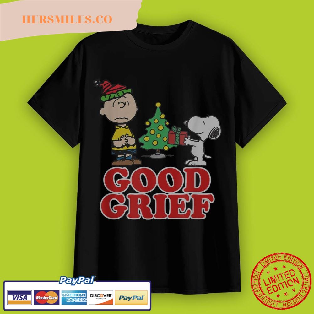 Peanuts Good Grief Charlie Brown Holiday T-Shirt