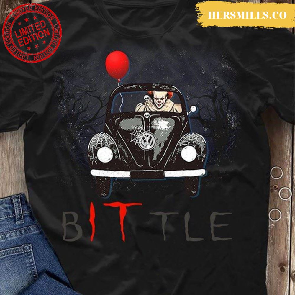 Pennywise Driving Volkswagen Beetle Bittle IT T-Shirt