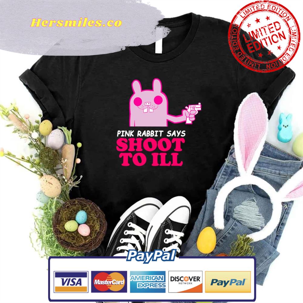Pink Rabbit Says Shoot To Ill Gorillaz Unisex T-Shirt