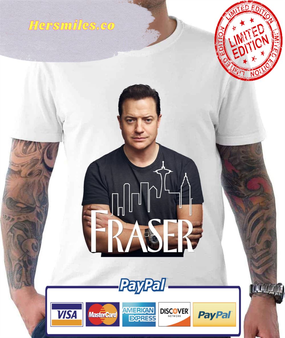 Portrait Of Brendan Fraser Unisex T-Shirt