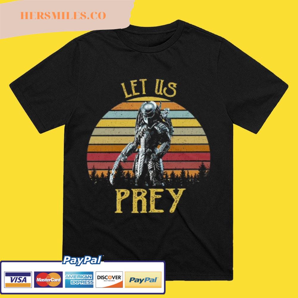 Predator Prey Let Us Prey Vintage T-Shirt
