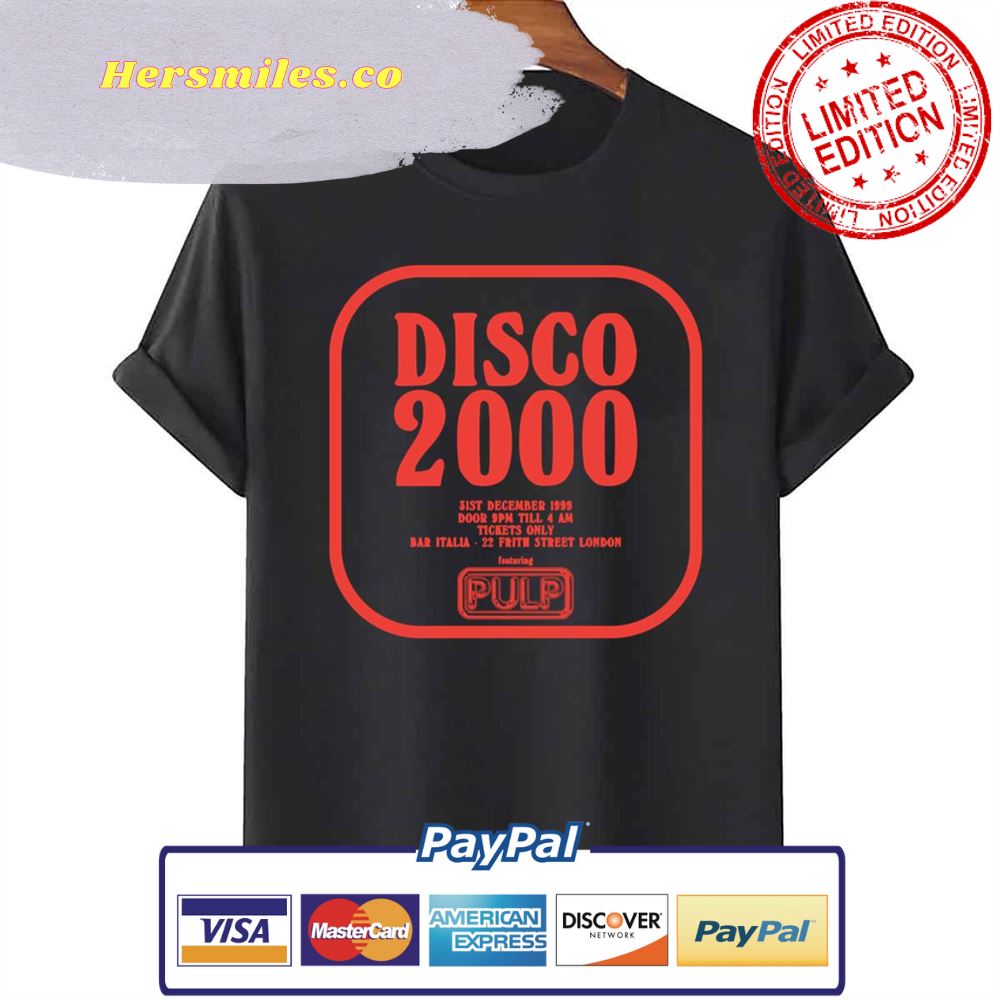 Pulp Disco 2000 Red Unisex T-Shirt