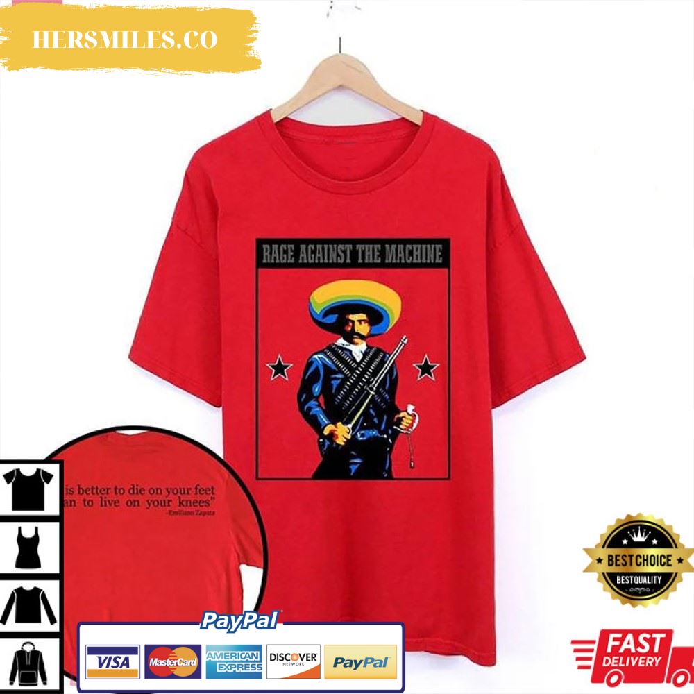 Rage Against The Machine Mexican Red Gift T-Shirt