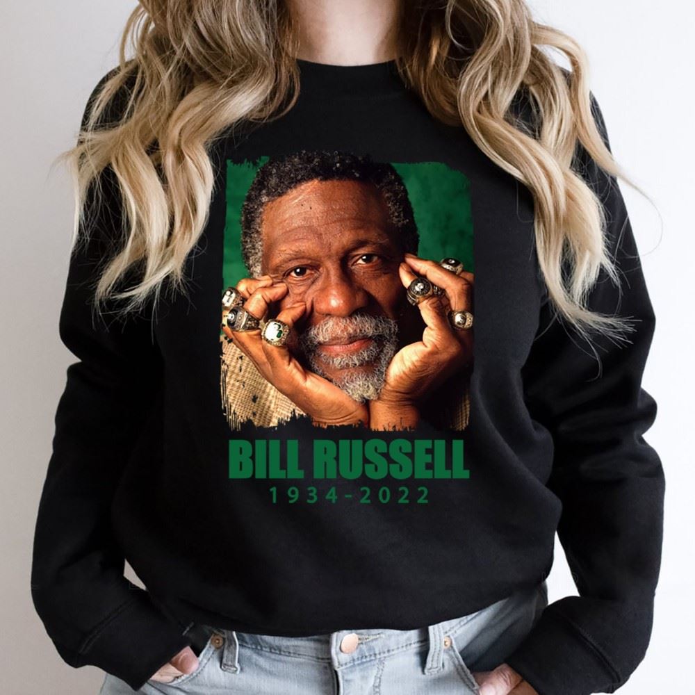Rest in Peace To A Legend Bill Russell Boston Celtics Shirt