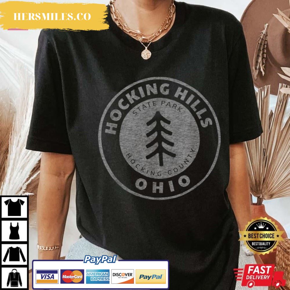 Retro Hocking Hills State Park Souvenir T-Shirt