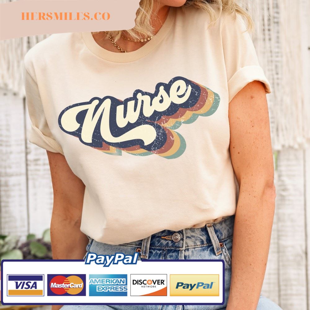 Retro Nurse T-Shirt •Retro Vintage Nurse Shirt