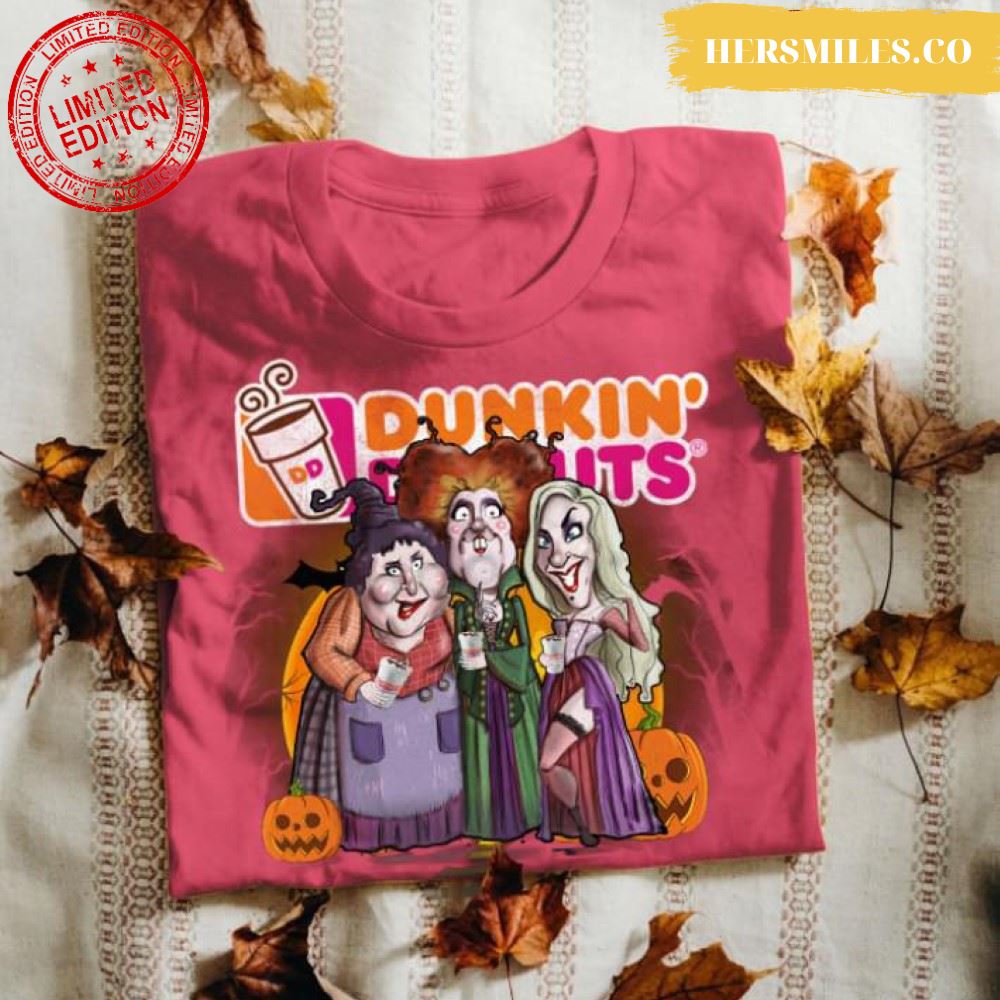 Sanderson Sisters Hocus Pocus Dunkin’ Donuts T-Shirt