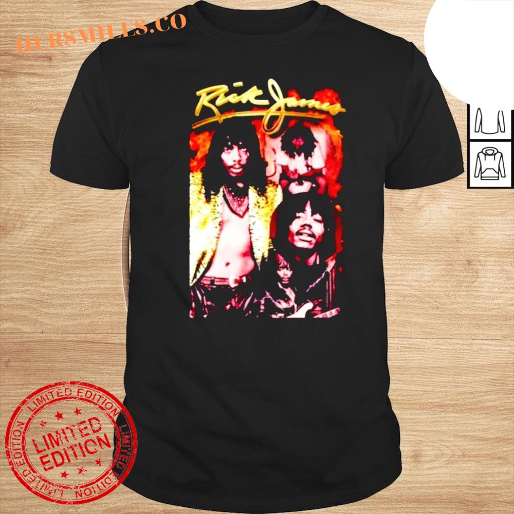 Singer Rick James 80 rockstar shirt