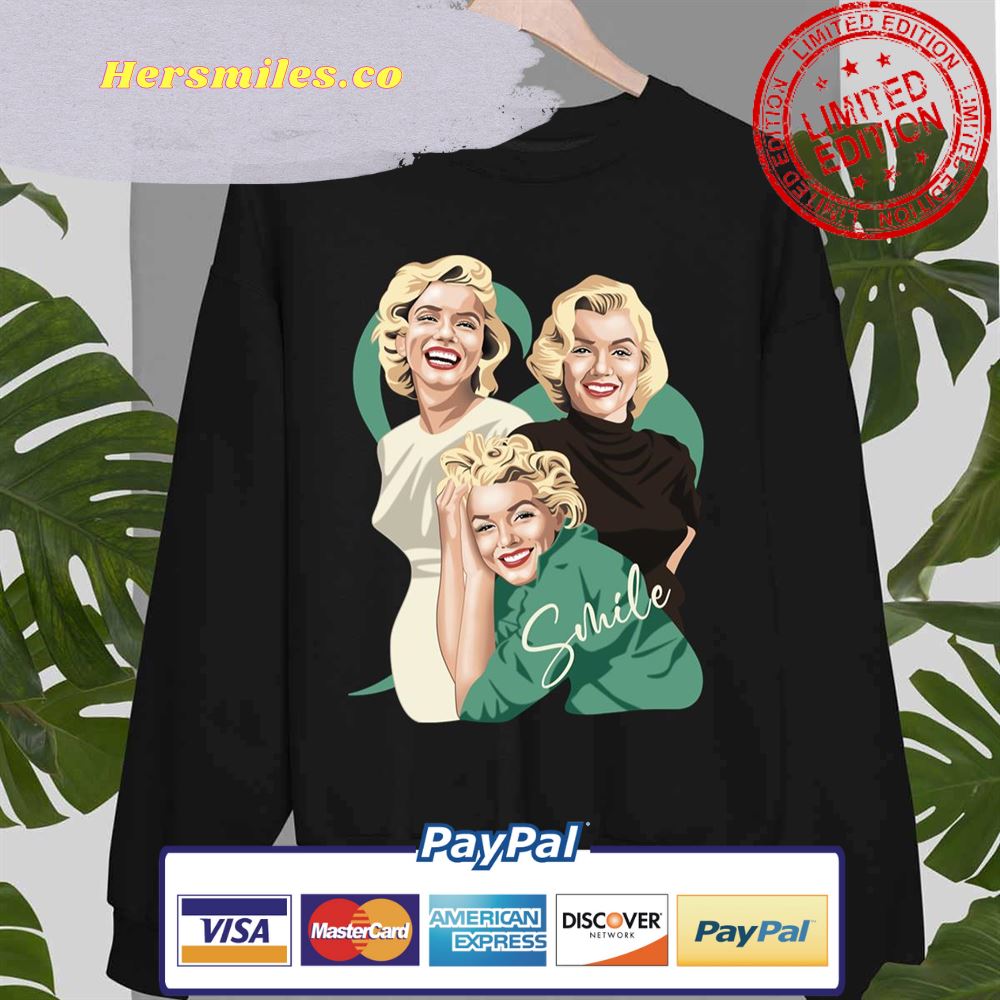 Smile Marilyn Fanart Unisex Sweatshirt