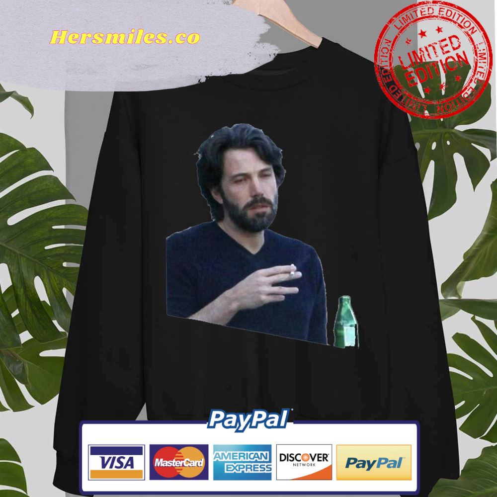 Smoking Ben Affleck Meme Unisex T-Shirt Smoking Ben Affleck Meme Unisex T-Shirt