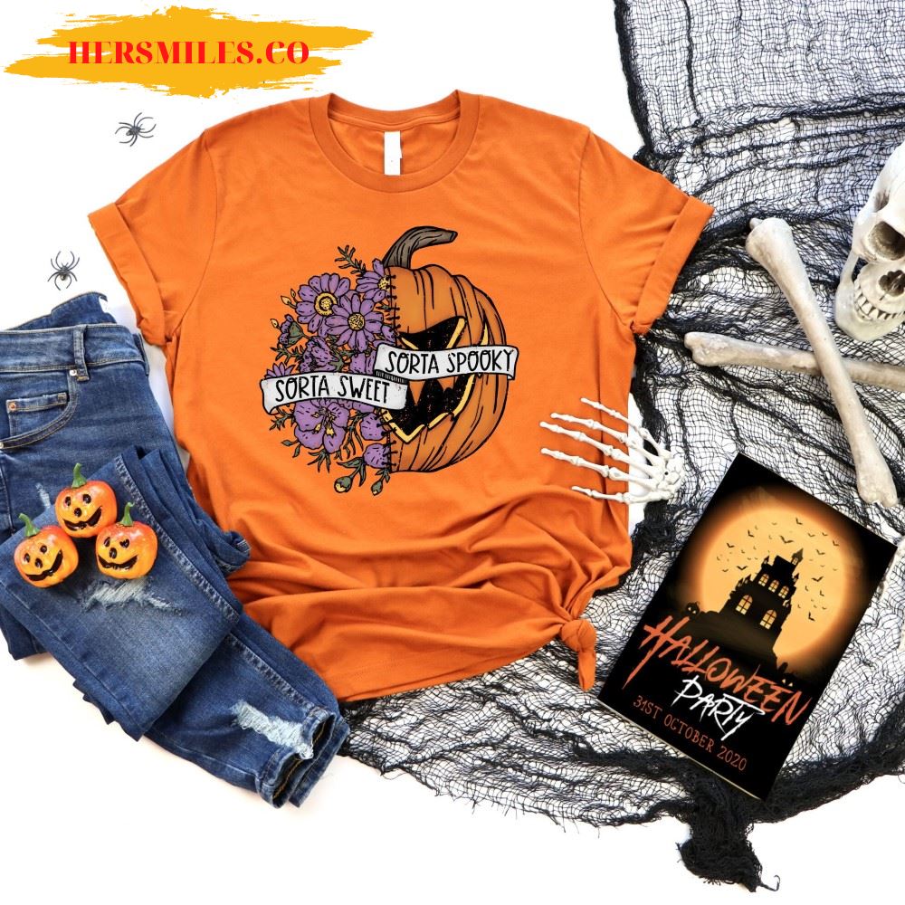 Sorta Sweet Sorta Spooky, Funny Halloween Shirts