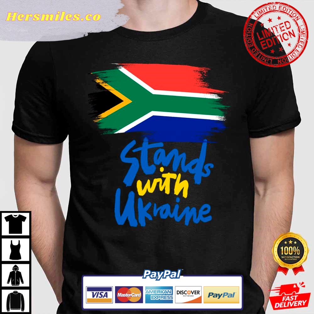 Southafrica Stands With Ukraine Support Ukraine T-Shirt