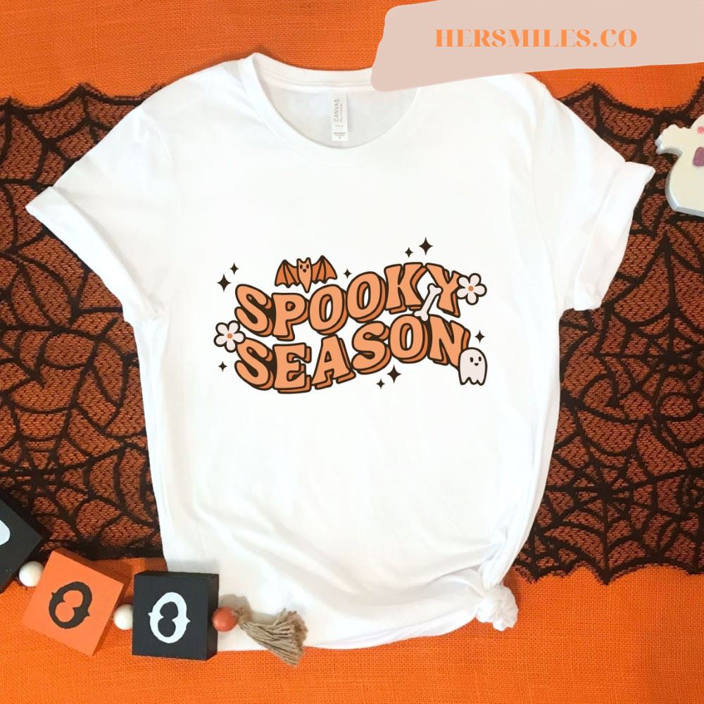 Spooky Season Shirt, Halloween Pumpkin Shirt