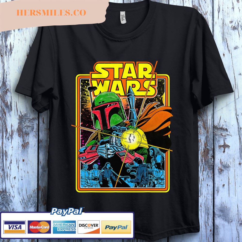 Star Wars Boba Fett Fires T-shirt Unisex T-Shirt