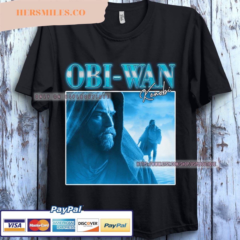 Star Wars Obi-Wan Kenobi Portrait Poster Signature Unisex T-Shirt