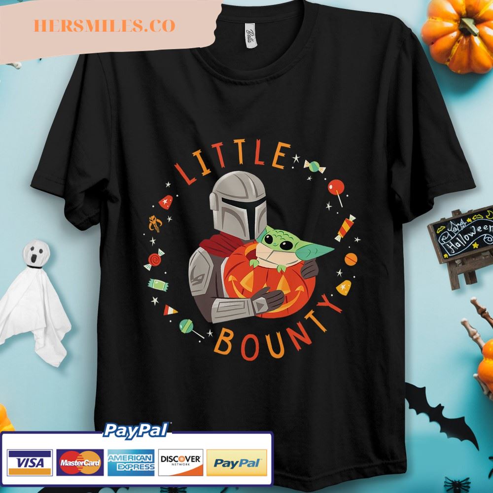 Star Wars The Mandalorian Grogu Little Bounty Halloween Unisex Gift T-Shirt