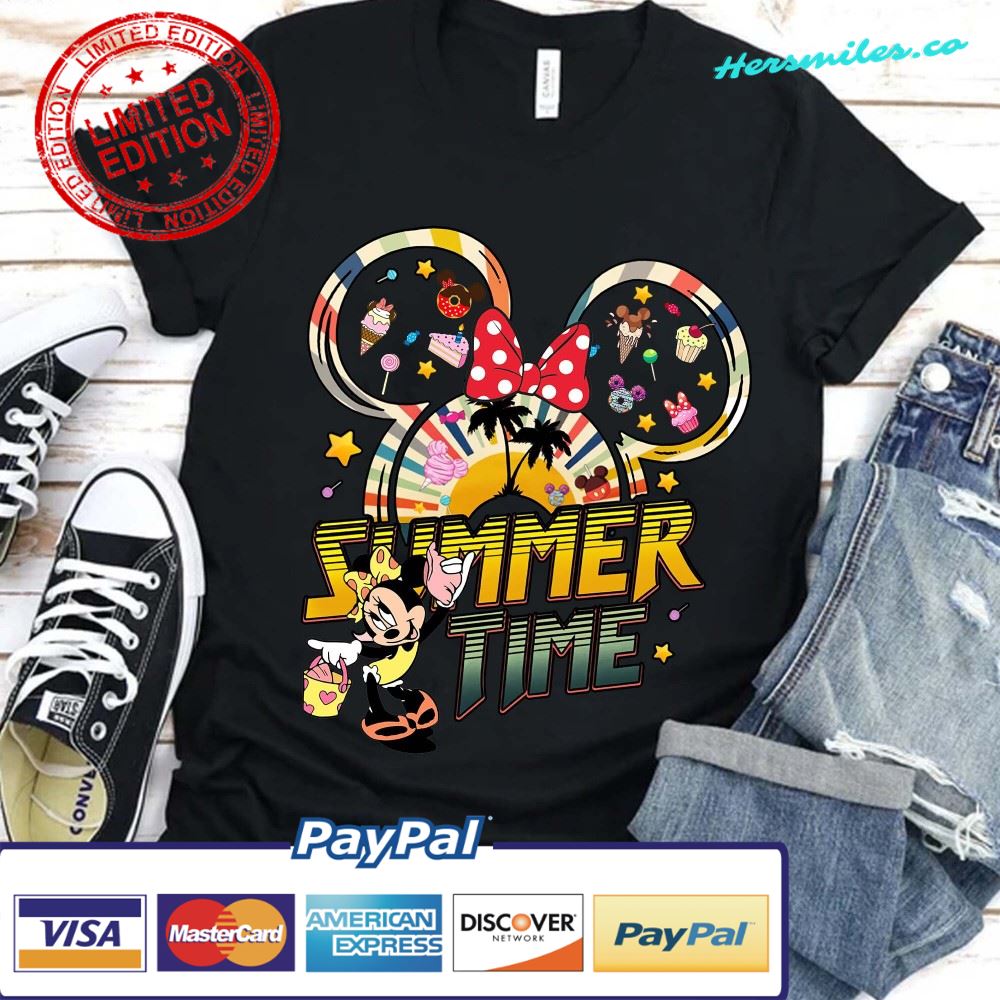 Summer Time Disney Shirt, Mickey Summer Shirt, Minnie Summer shirt, Disney Summer Couple Matching shirts, Disney Couple Shirt, Disney shirts – 1