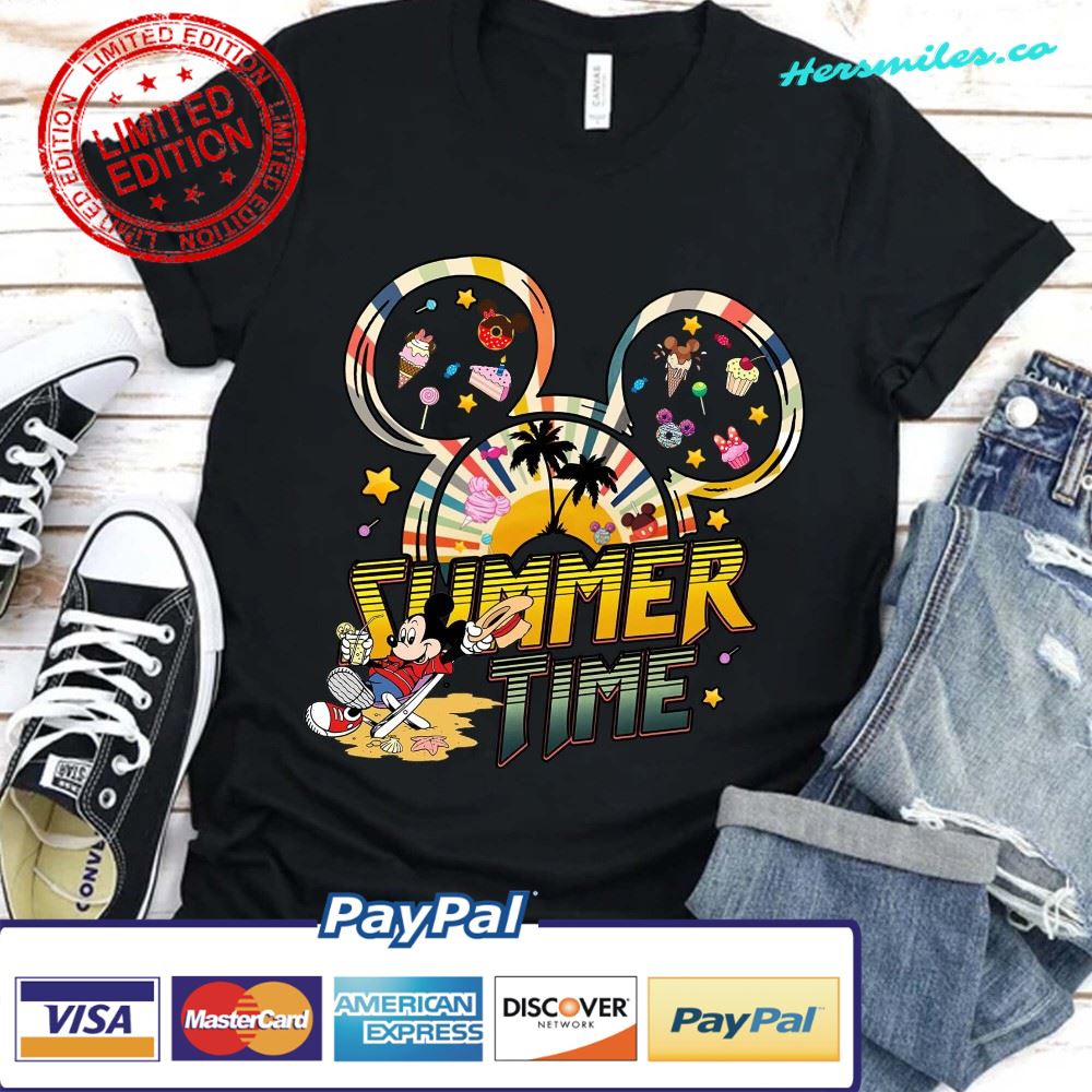 Summer Time Disney Shirt, Mickey Summer Shirt, Minnie Summer shirt, Disney Summer Couple Matching shirts, Disney Couple Shirt, Disney shirts – 2