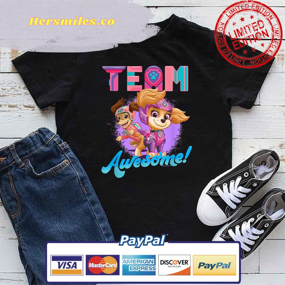 Team Awesome Paw Patrol The Movie Unisex T-Shirt