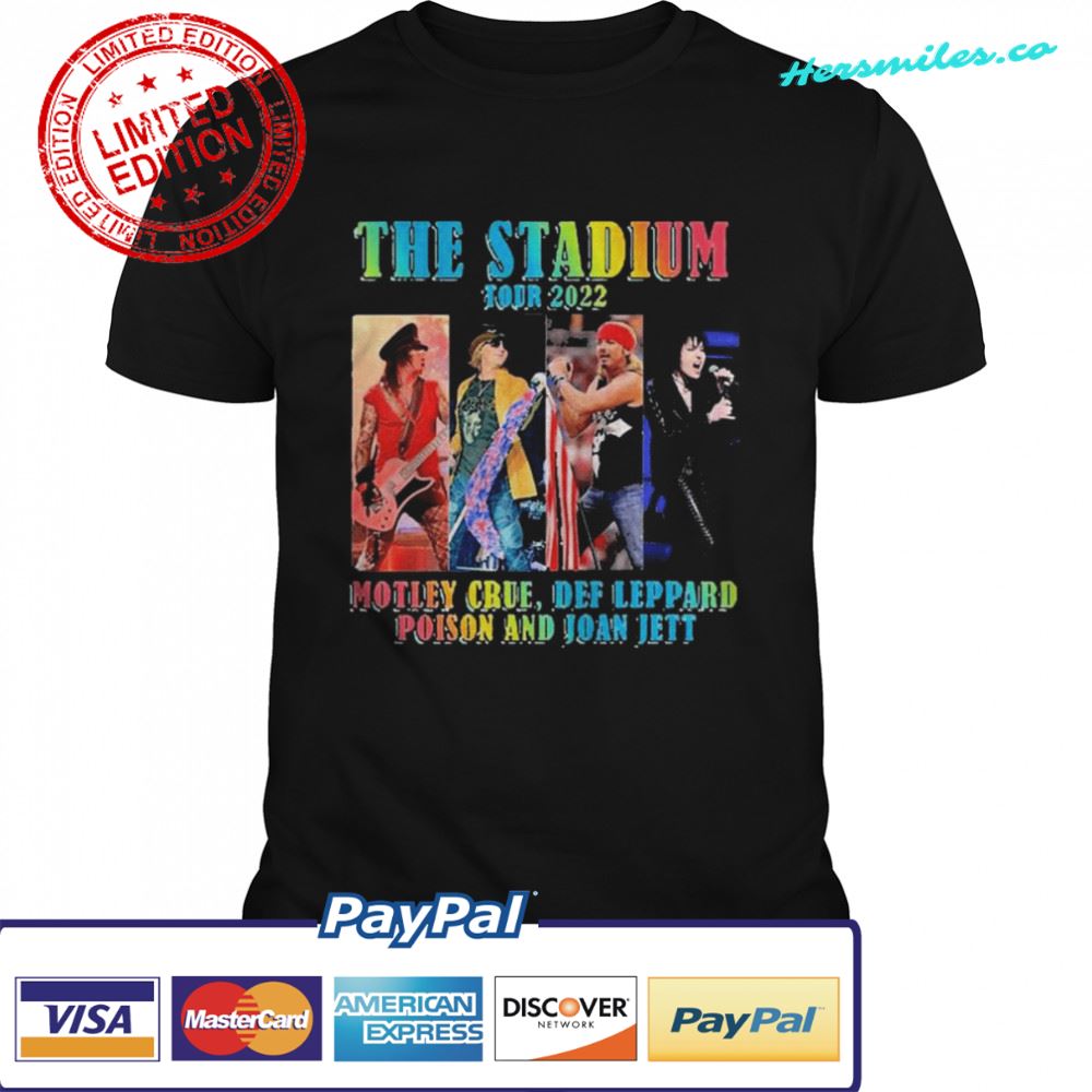 The Stadium Tour 2022, Motley Crue, Def Leppard T-Shirt