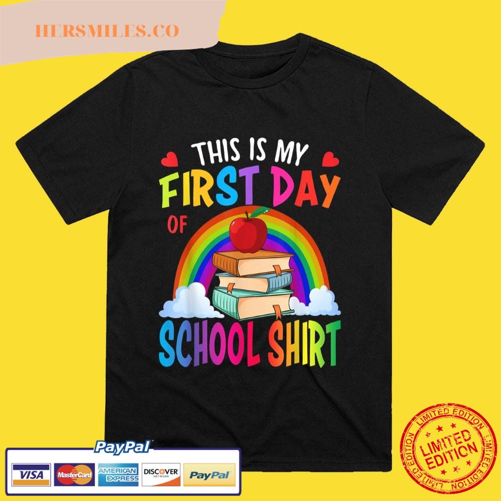 This Is My First Day Of School Shirt Back To School T-Shirt