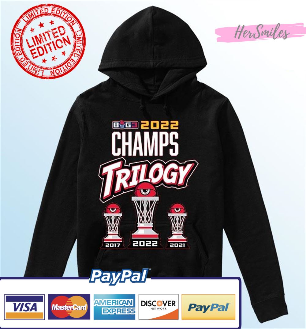 Trilogy 2022 BIG3 Champions T-Shirt Trilogy 2022 BIG3 Champions T-Shirt