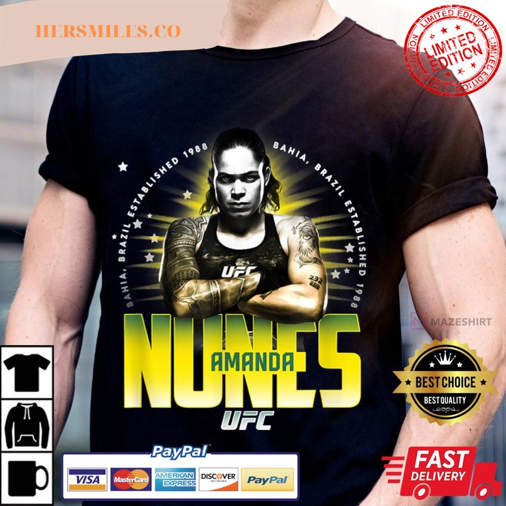 UFC Amanda Nunes Stars T-Shirt