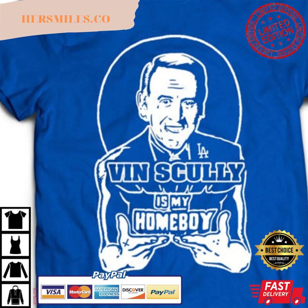 Vin Scully Dodgers 1927-2022 T-Shirt