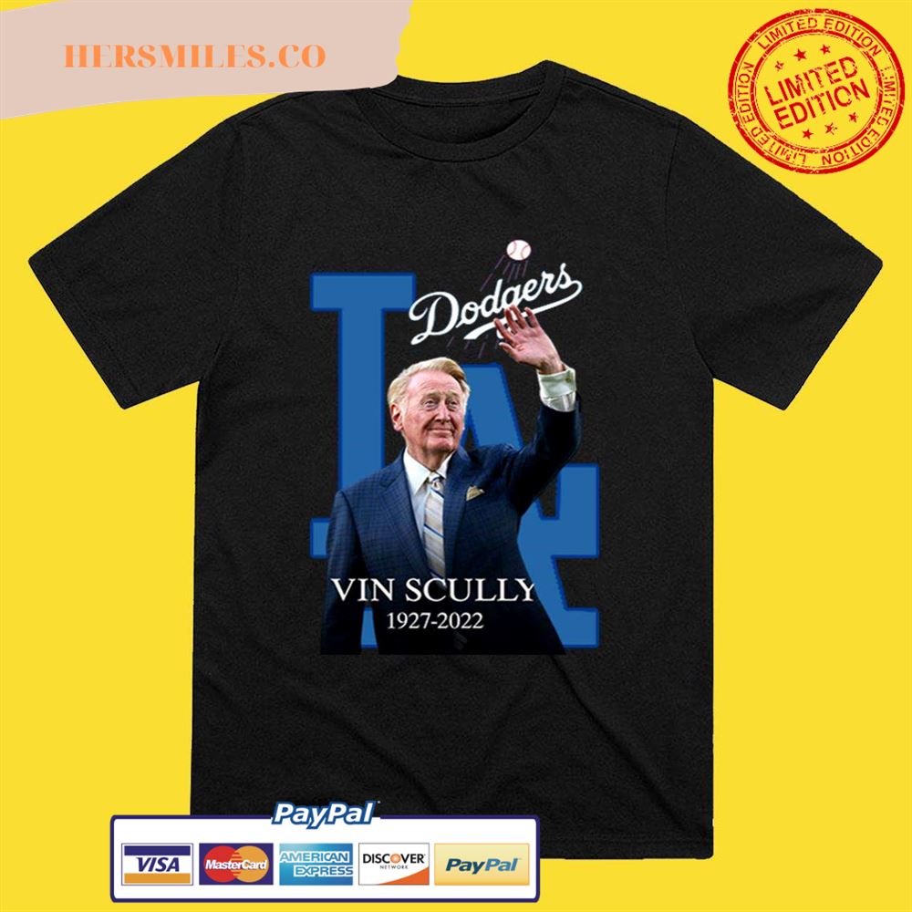 Vin Scully Forever The Voice Of The Dodgers T-Shirt