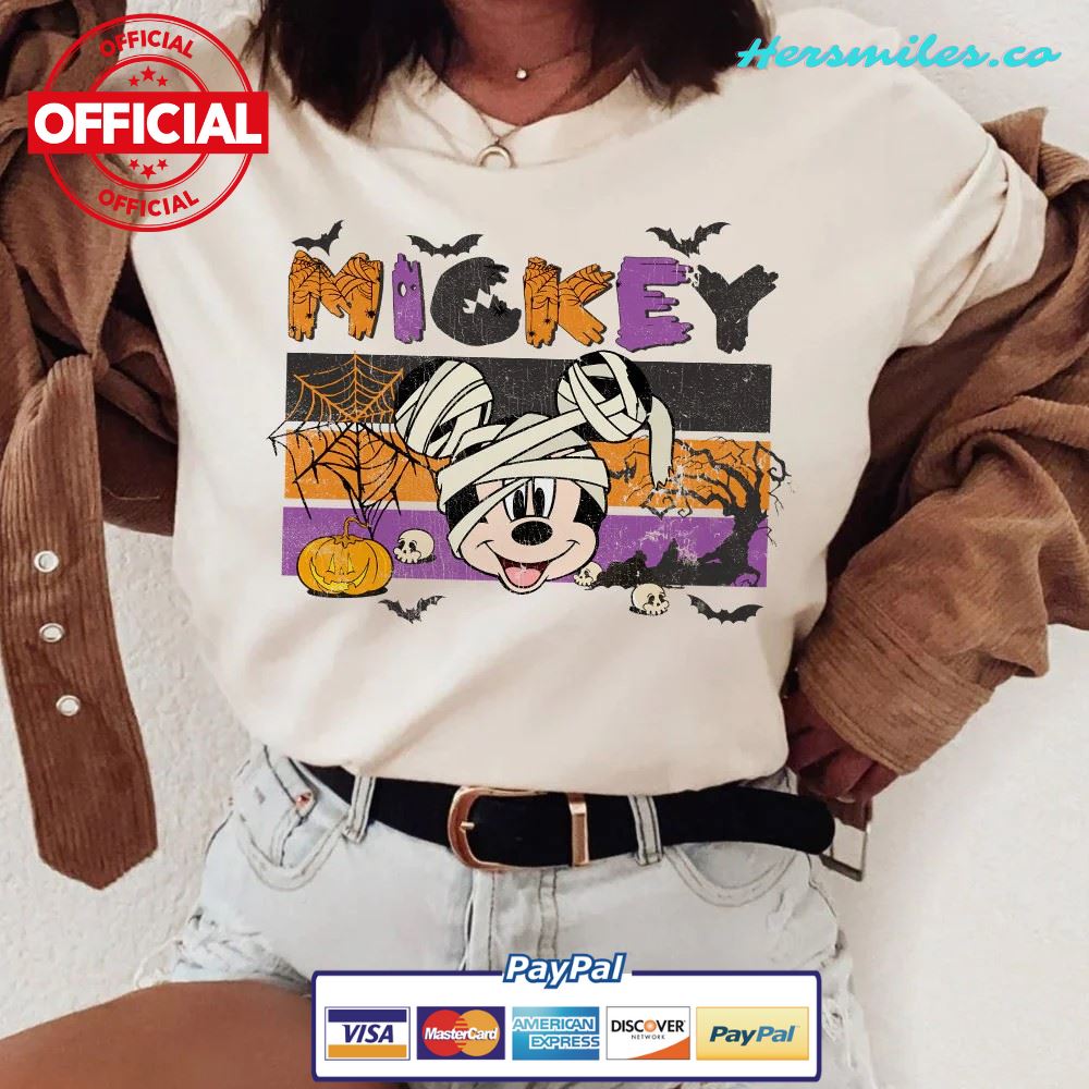 Vintage Disney Characters Halloween Family shirts, Vintage Mickey Halloween, Disney Halloween Family trip shirts, Vintage Minnie Halloween – 2