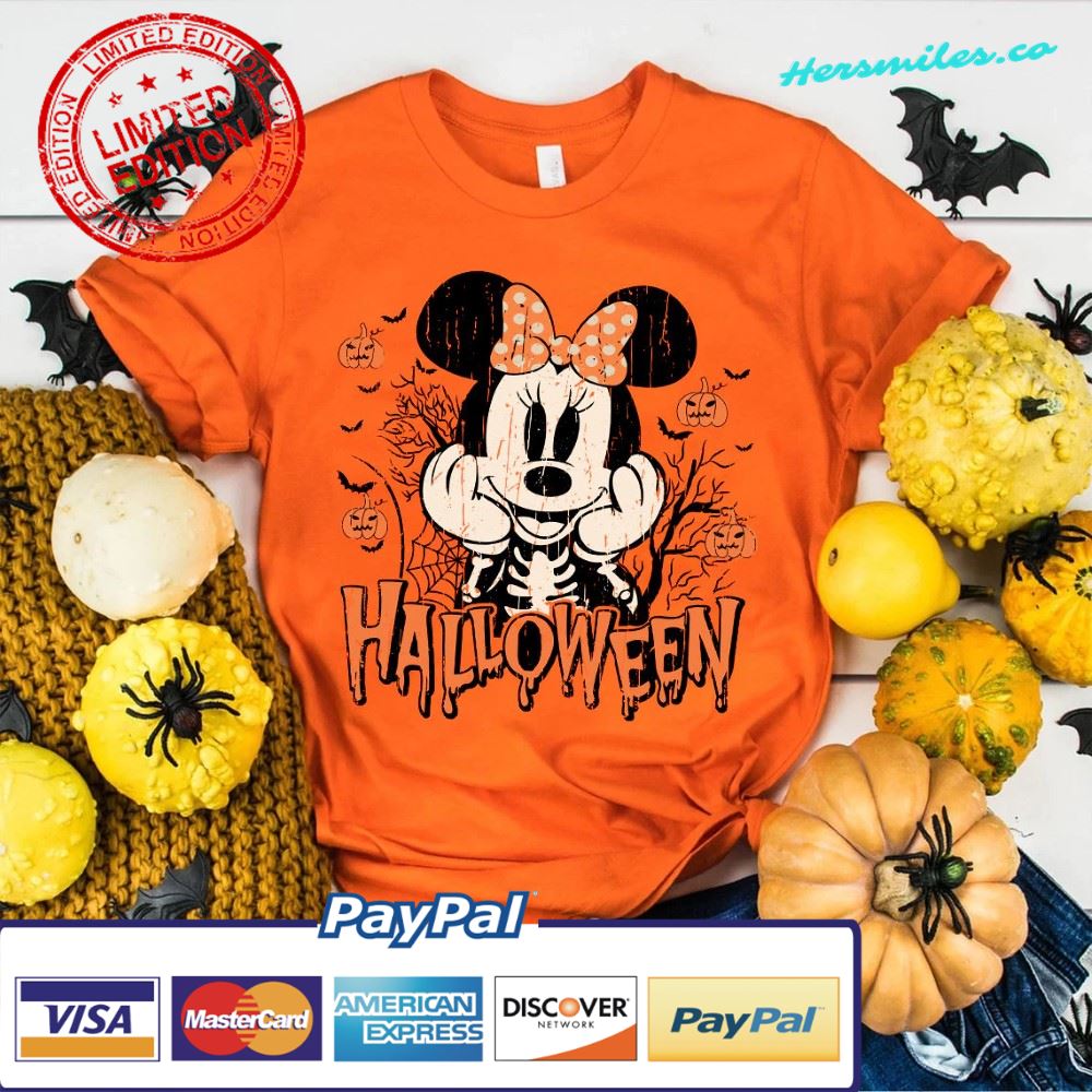 Vintage Disney Characters Halloween shirts, Vintage Mickey Halloween 2022, Minnie Halloween, Disney Halloween Family matching, Halloween Tee – 5