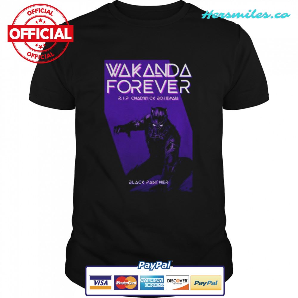 Vintage Marvel Black Panther 2 Wakanda Forever shirt