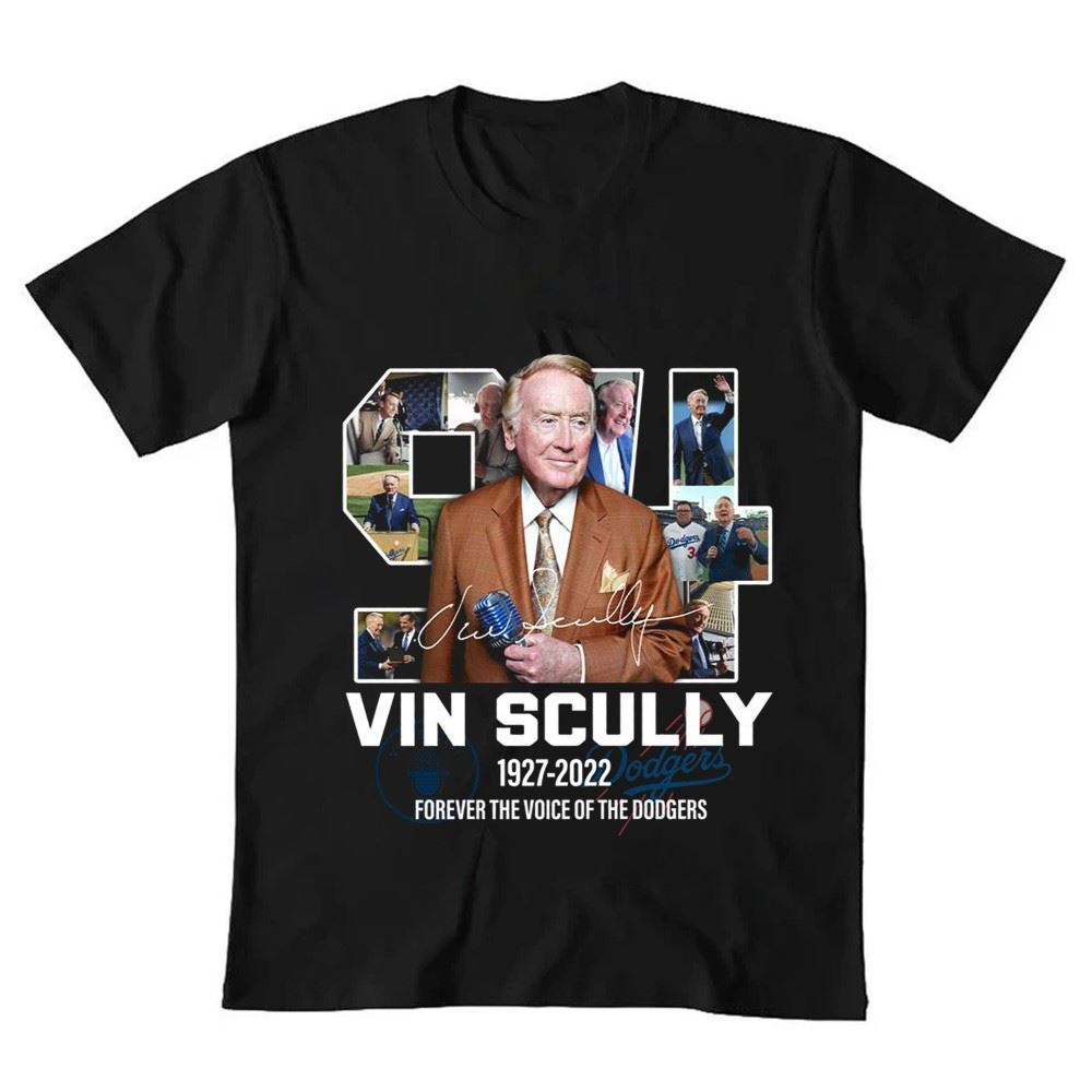 Voice Of The Dodgers Vin Scully Rip T-Shirt