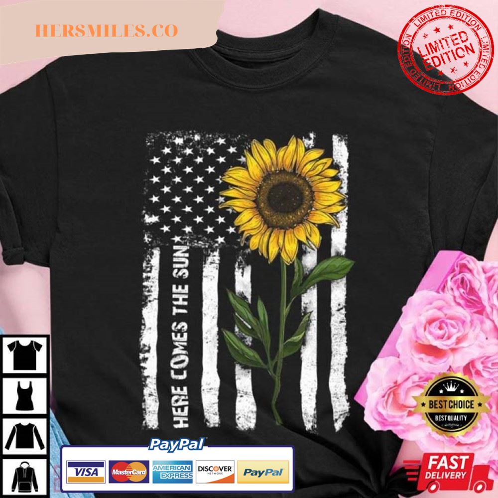 Wildflower Here Comes The Sun Gift T-Shirt