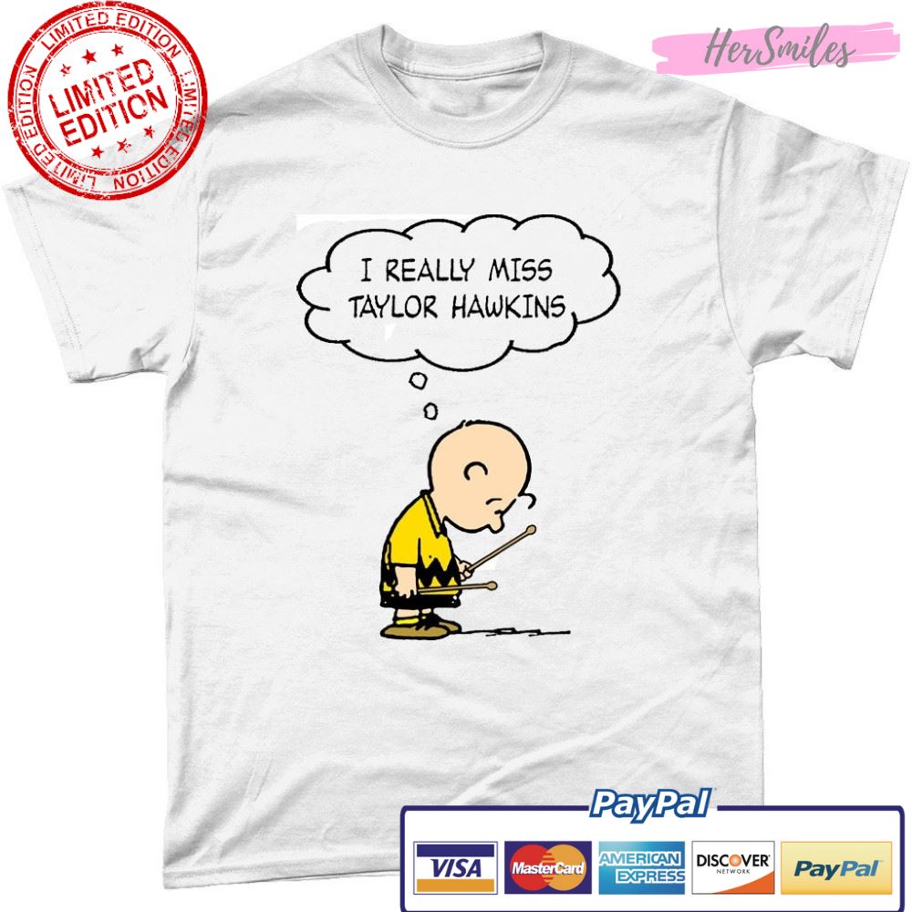 Charlie Brown I Really Miss Taylor Hawkins T-Shirt