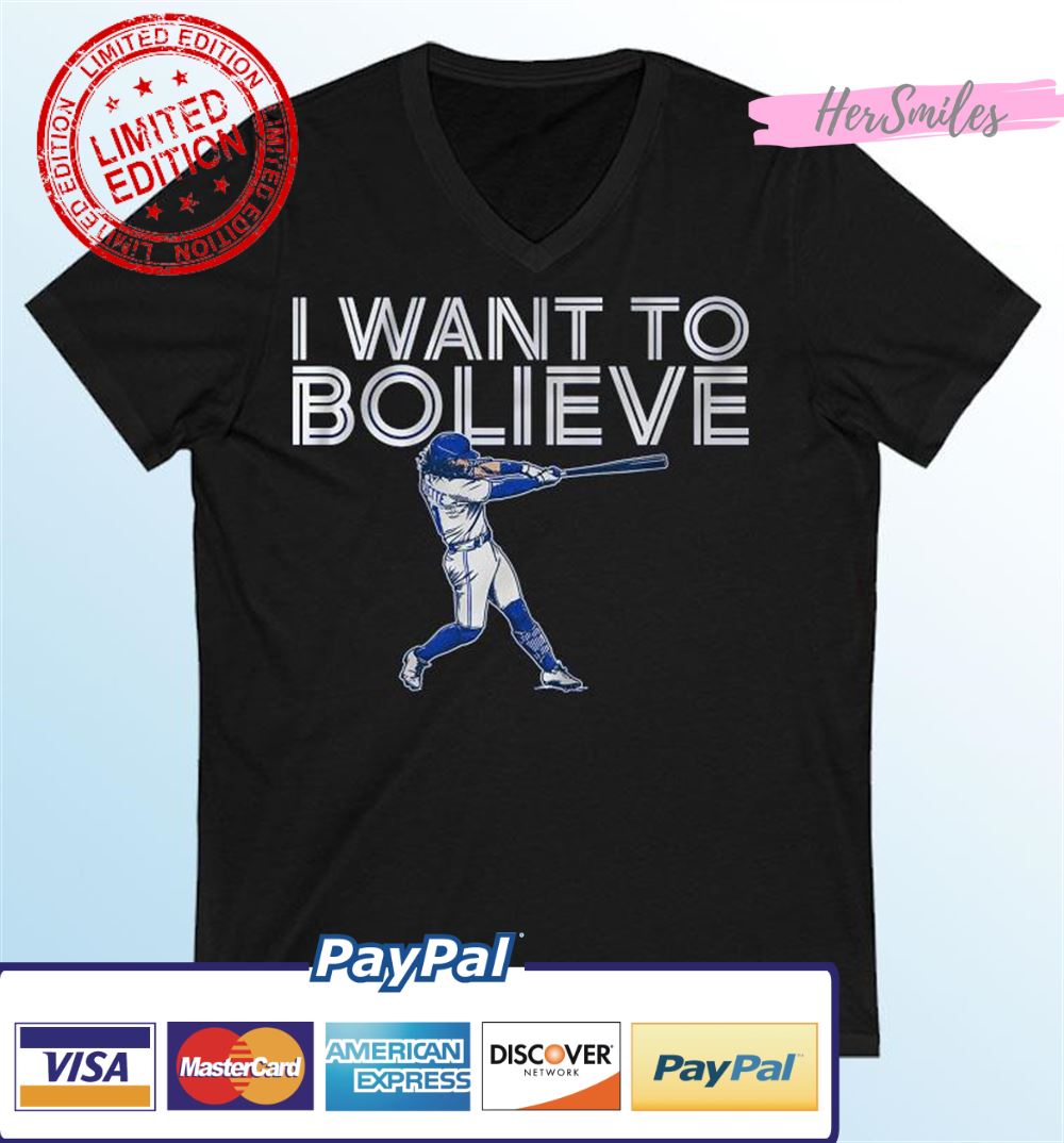 Toronto Blue Jays Bo Bichette I Want To Bo-Lieve Shirt