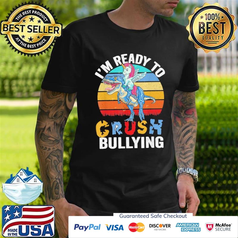 Unity day orange kids stop bullying unicorn trex boys antI bullying t-shirt