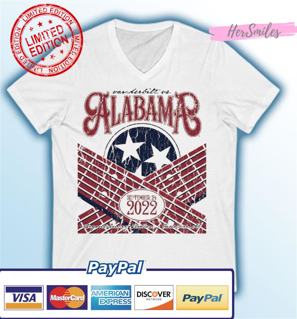 Vanderbilt Commodores Vs. Alabama Crimson Tide Game Day 2022 Shirt