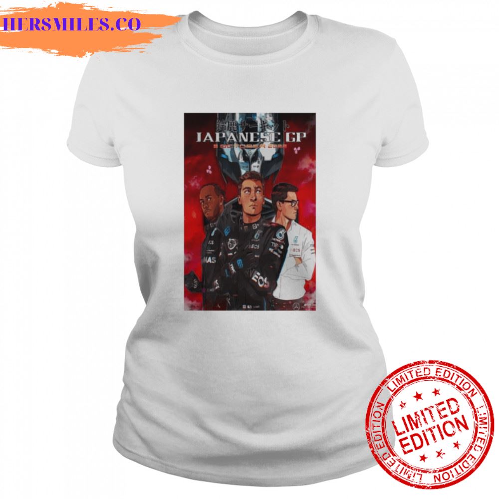 2022 F1 Japanese Grand Prix Poster Shirt - Hersmiles