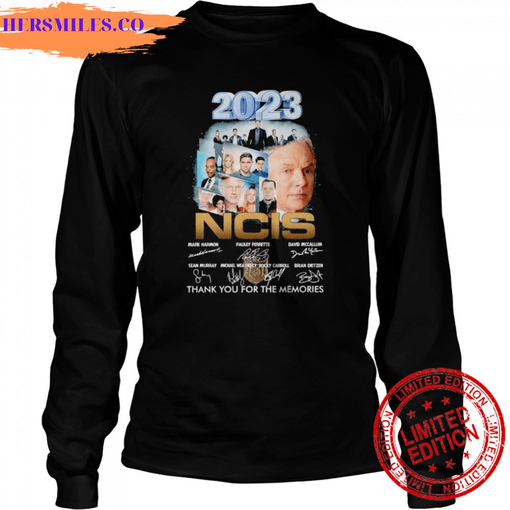 2023 NCIS thank you for the memories signatures shirt 2023 NCIS thank you for the memories signatures shirt