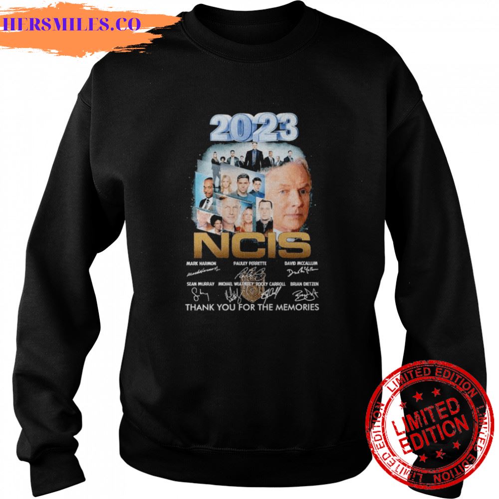 2023 NCIS thank you for the memories signatures shirt 2023 NCIS thank you for the memories signatures shirt