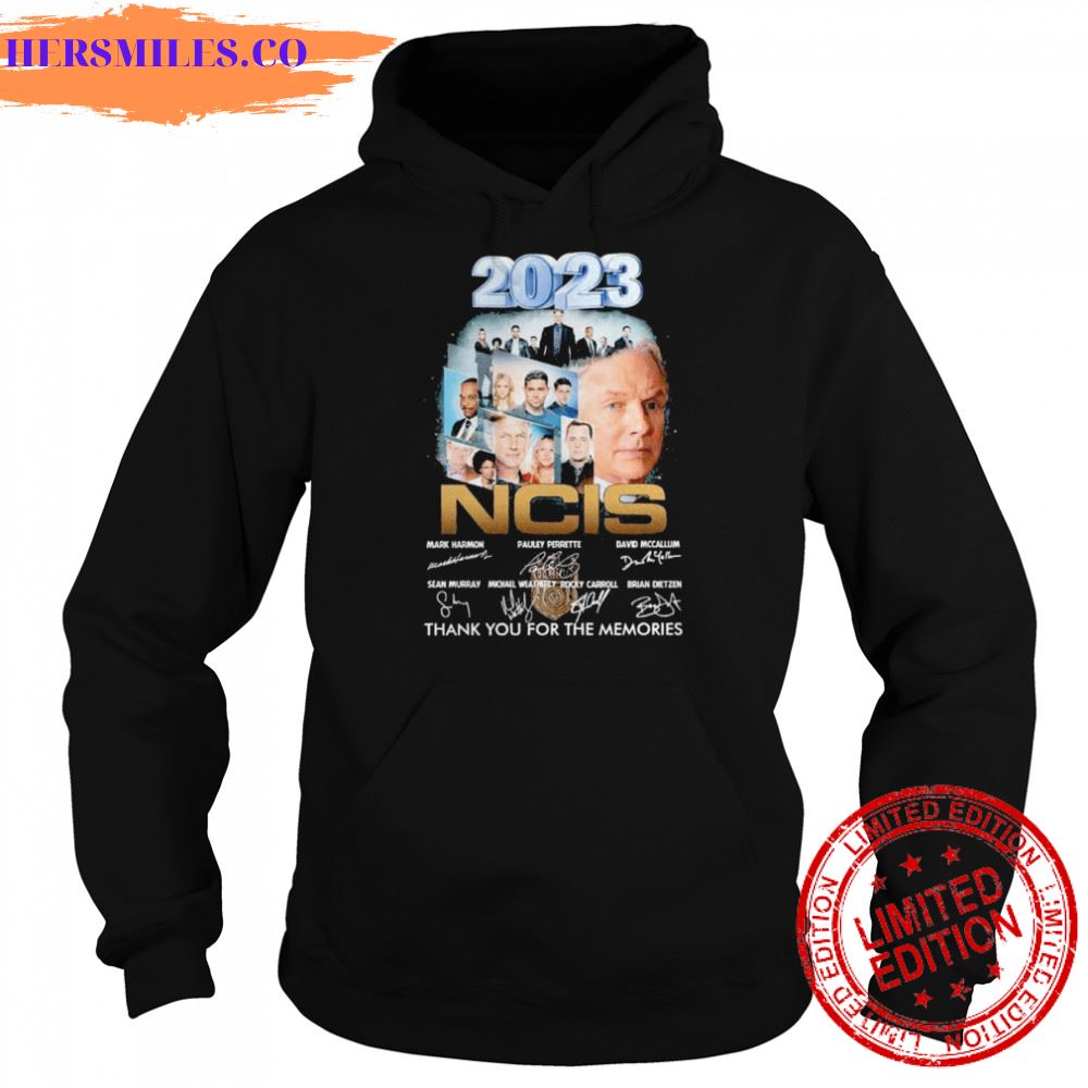 2023 NCIS thank you for the memories signatures shirt 2023 NCIS thank you for the memories signatures shirt
