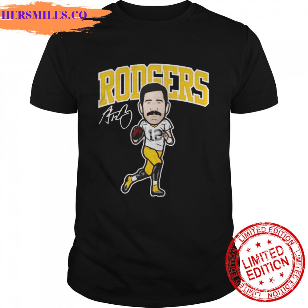 Aaron Rodgers Green Bay Toon signature shirt Aaron Rodgers Green Bay Toon signature shirt