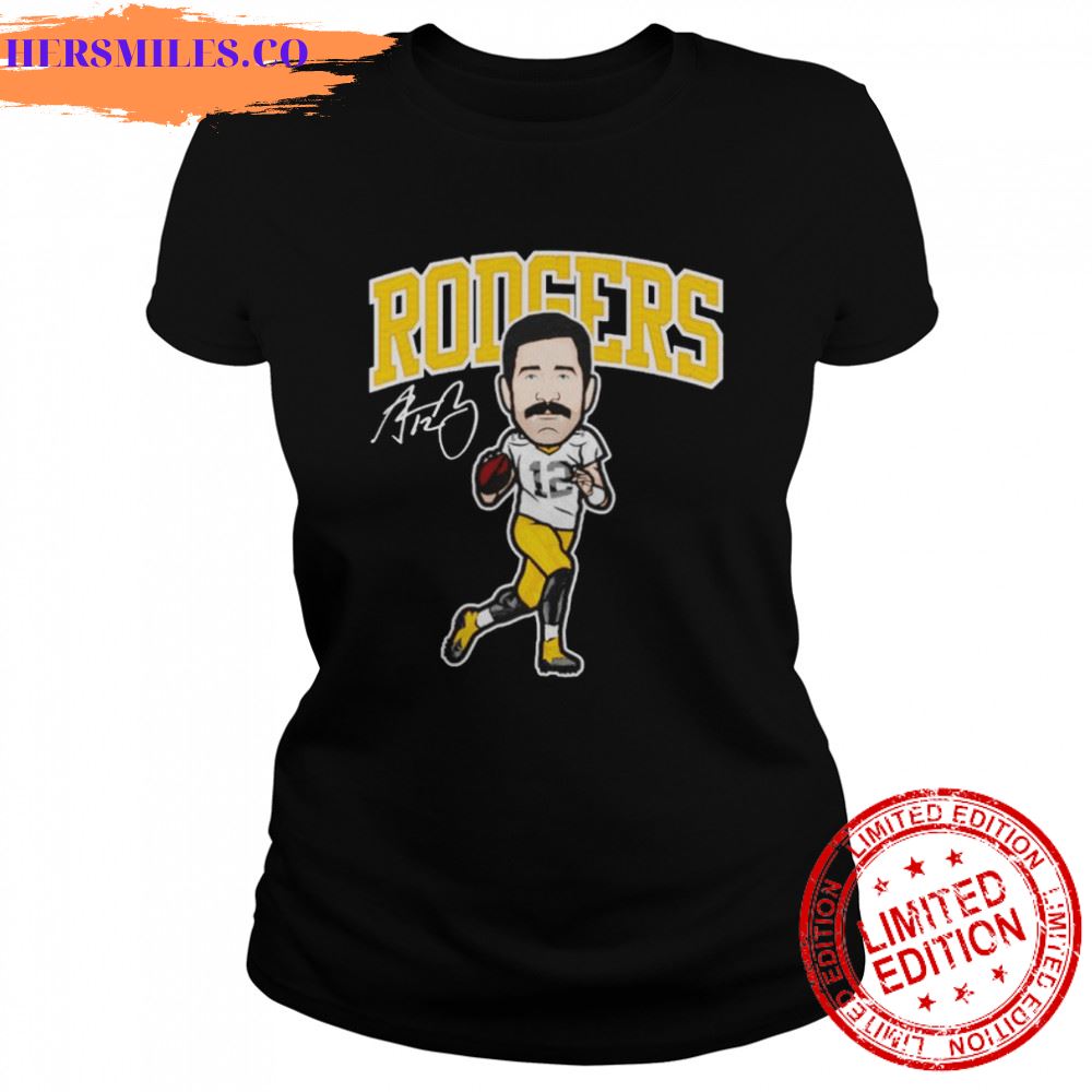 Aaron Rodgers Green Bay Toon signature shirt Aaron Rodgers Green Bay Toon signature shirt